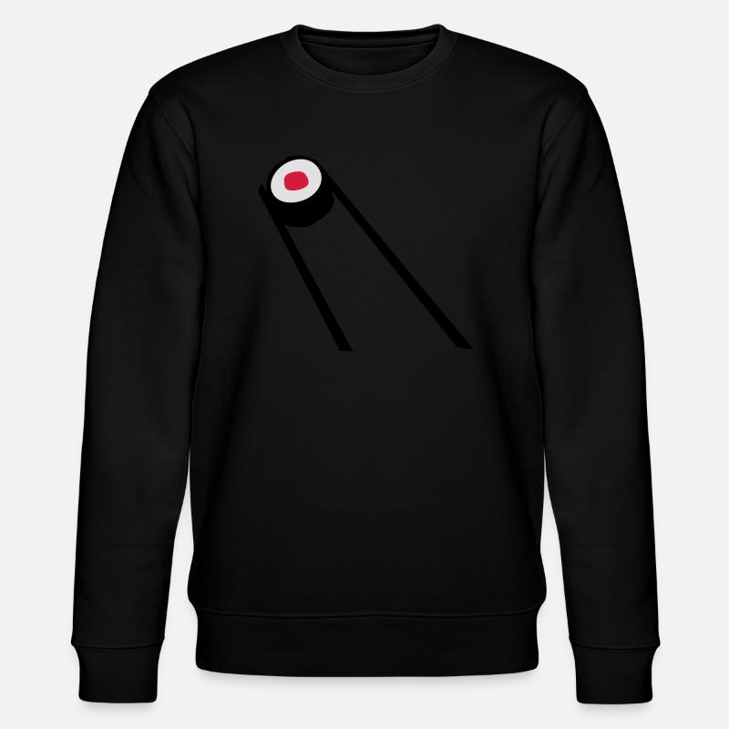 sushi__f3 - Stanley/Stella Unisex Bio-Sweatshirt CHANGER  - Schwarz