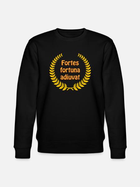 Latin for Braggart (Mut-Edition) - Stanley/Stella CHANGER Unisex Organic Sweatshirt - black