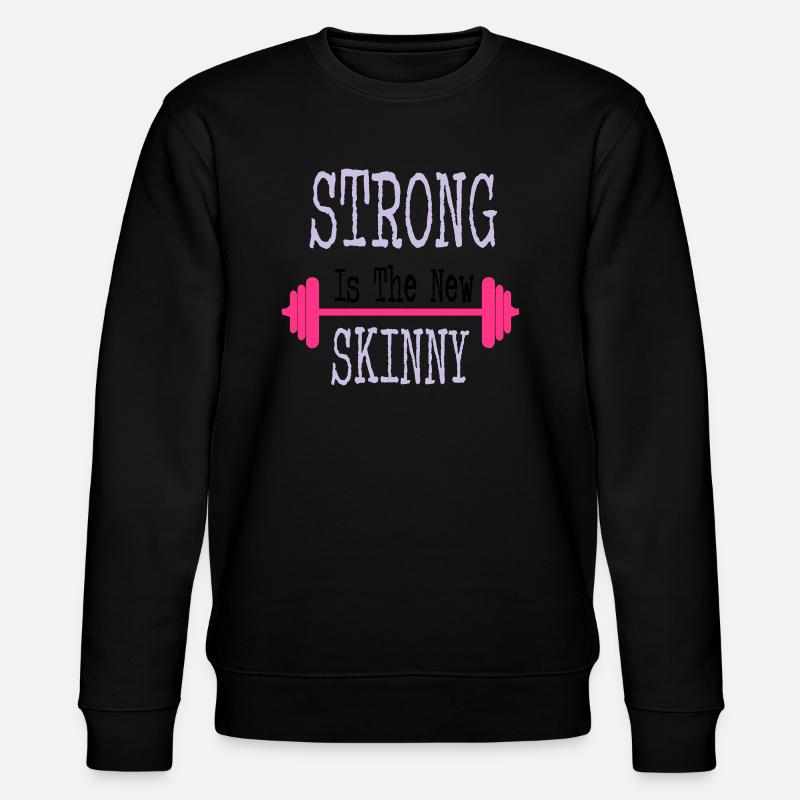Strong - Stanley/Stella CHANGER Unisex Organic Sweatshirt - black