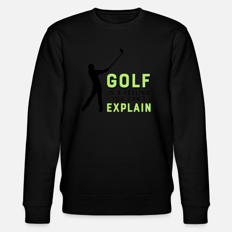 golf - Stanley/Stella CHANGER Unisex Organic Sweatshirt - black