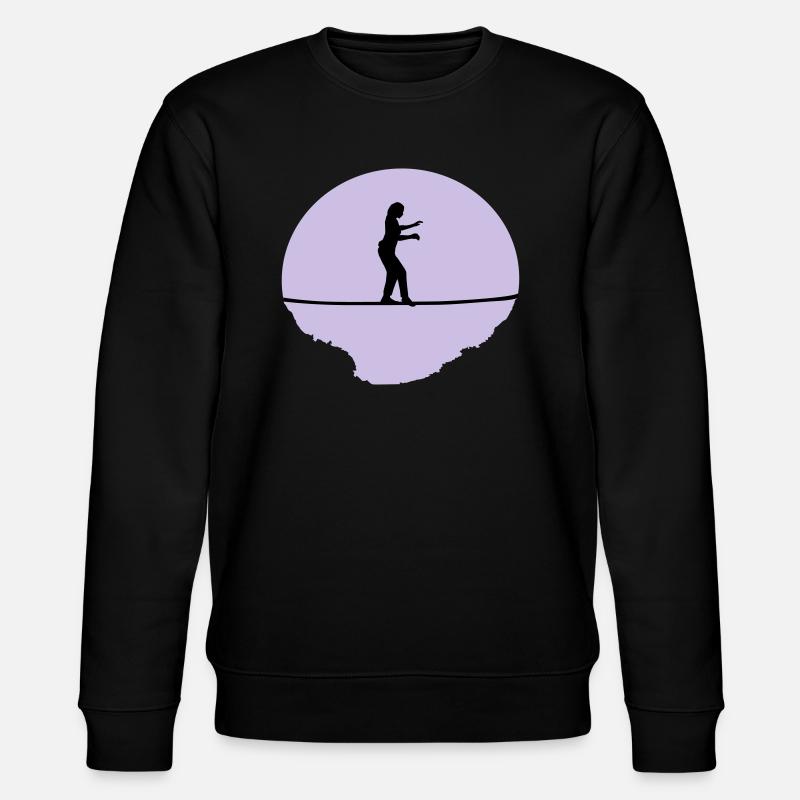 Slacklining Woman - Stanley/Stella CHANGER Unisex Organic Sweatshirt - black