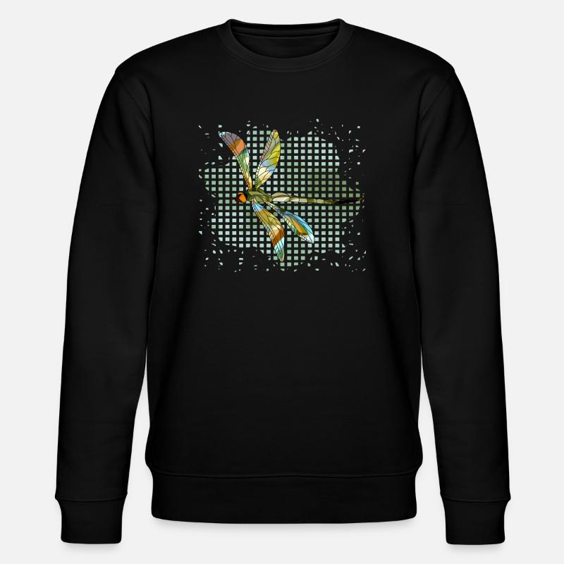 libellule - Sweat bio CHANGER Stanley/Stella Unisexe - noir