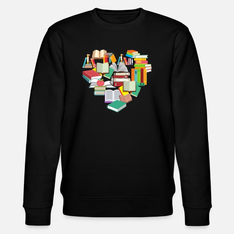 Bücher 1 - Stanley/Stella Unisex Bio-Sweatshirt CHANGER  - Schwarz