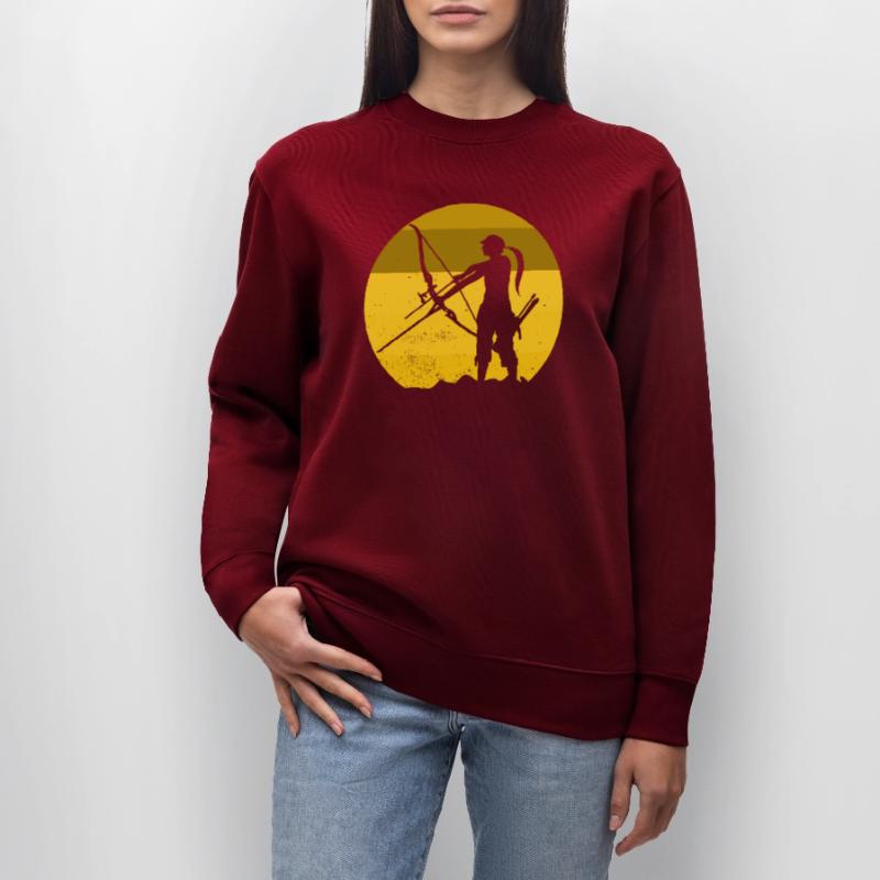 Bogenjagd Bogenschießen Langbogen Bogen & Pfeil Bogen Bogen Stanley/Stella Unisex Bio-Sweatshirt CHANGER 