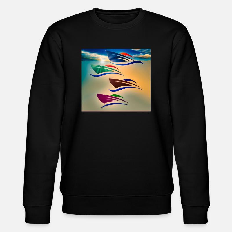 vers la nuit - Sweat bio CHANGER Stanley/Stella Unisexe - noir