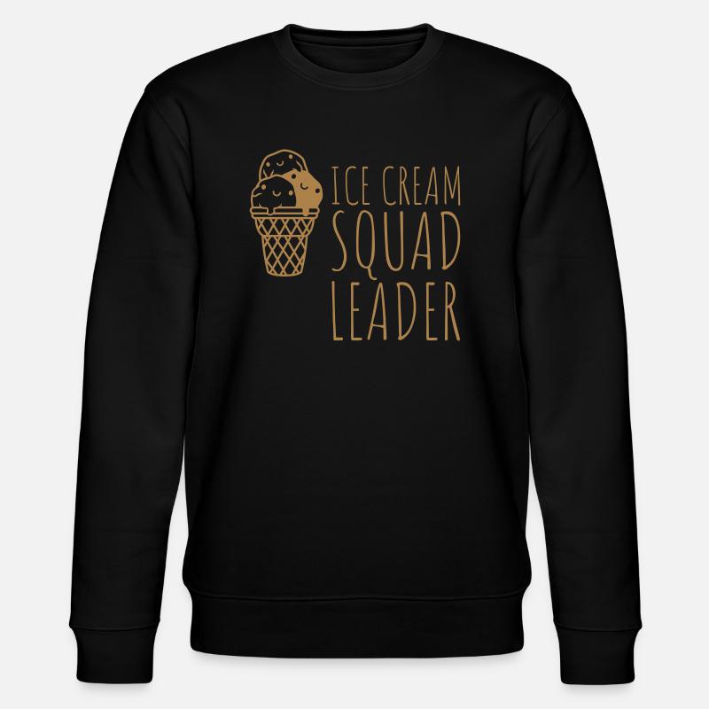 Leader Ice Cream Squad - Stanley/Stella Unisex Bio-Sweatshirt CHANGER  - Schwarz