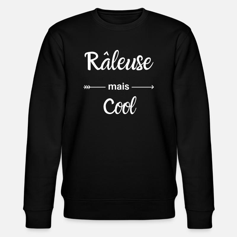 râleuse mais cool - Sweat bio CHANGER Stanley/Stella Unisexe - noir