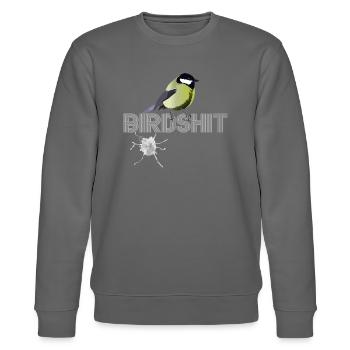 #Birdshit Großartig - Stanley/Stella Unisex Bio-Sweatshirt CHANGER  - Burgunderrot - Vorne - Nik (191cm) & Marisol (170cm)