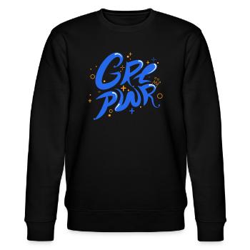 Girl Power - Stanley/Stella Unisex Bio-Sweatshirt CHANGER  - Schwarz - Vorne - Nik (191cm) & Marisol (170cm)