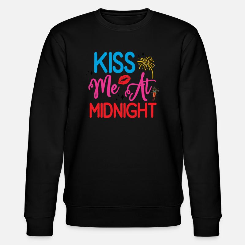 Embrasse-moi à minuit - Sweat bio CHANGER Stanley/Stella Unisexe - noir