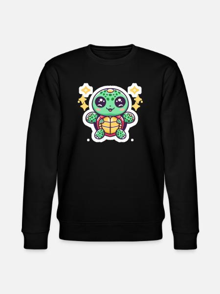 Turtle Lover - Stanley/Stella CHANGER Unisex Organic Sweatshirt - black