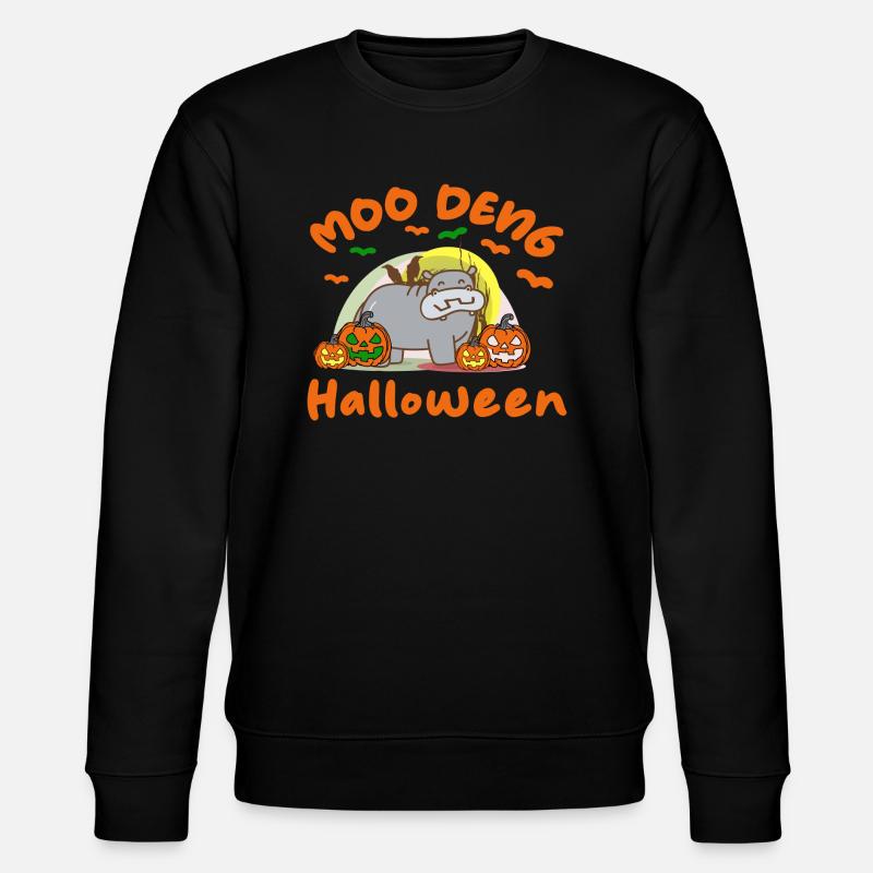 Moo Deng Halloween - Sweat bio CHANGER Stanley/Stella Unisexe - noir