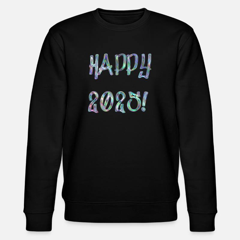 Frohes 2025 - Stanley/Stella Unisex Bio-Sweatshirt CHANGER  - Schwarz