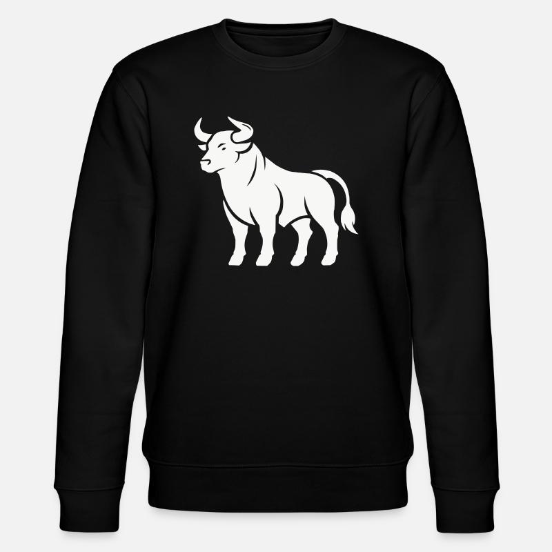 taureau - Sweat bio CHANGER Stanley/Stella Unisexe - noir