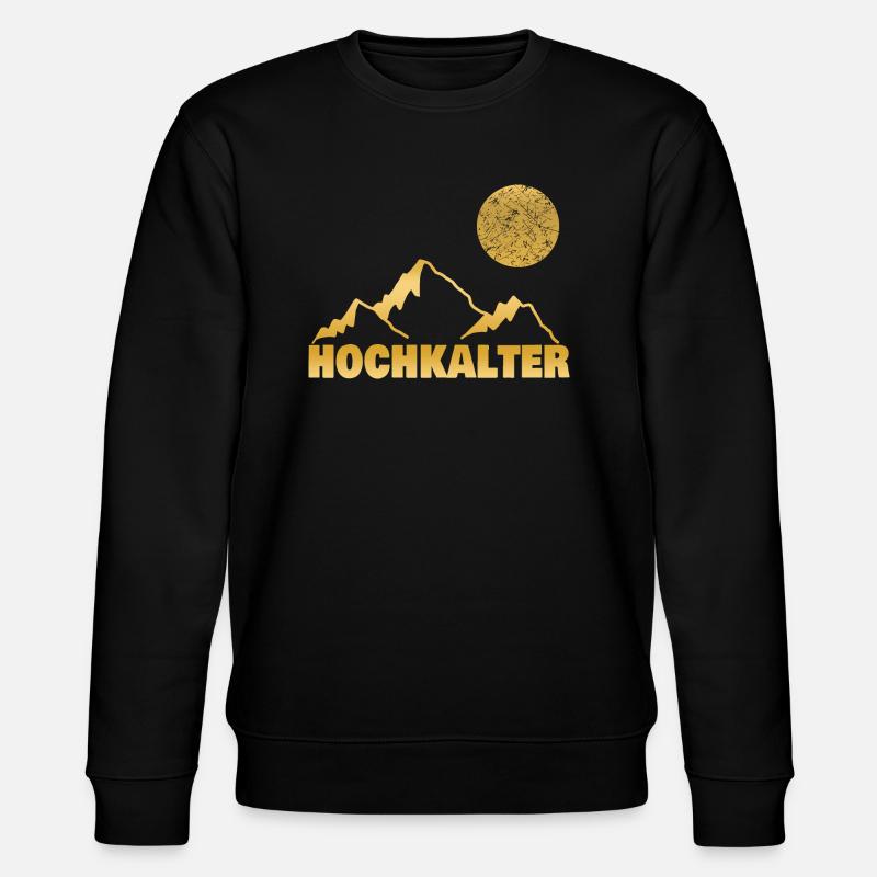 hochkalter - Stanley/Stella Unisex Bio-Sweatshirt CHANGER  - Schwarz