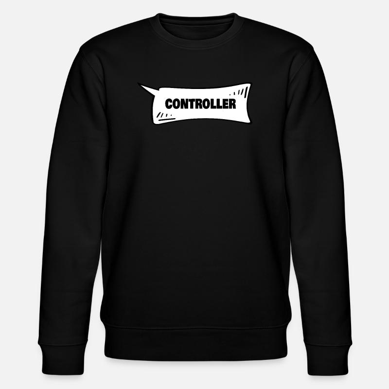 Speech Bubble Controller - Stanley/Stella CHANGER Unisex Organic Sweatshirt - black