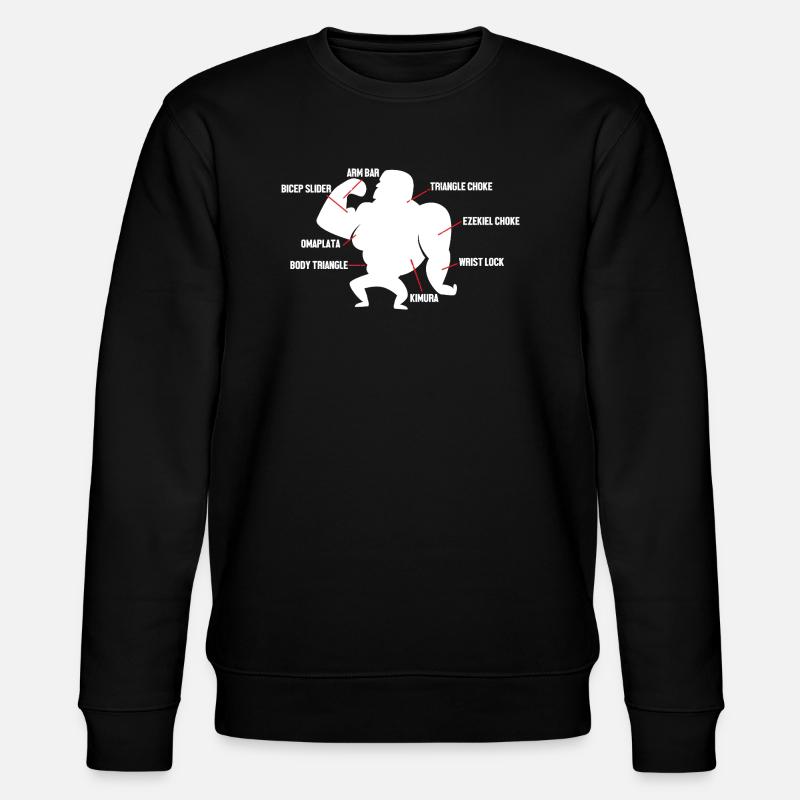 Jiu Jitsu Self Defense - Stanley/Stella CHANGER Unisex Organic Sweatshirt - black