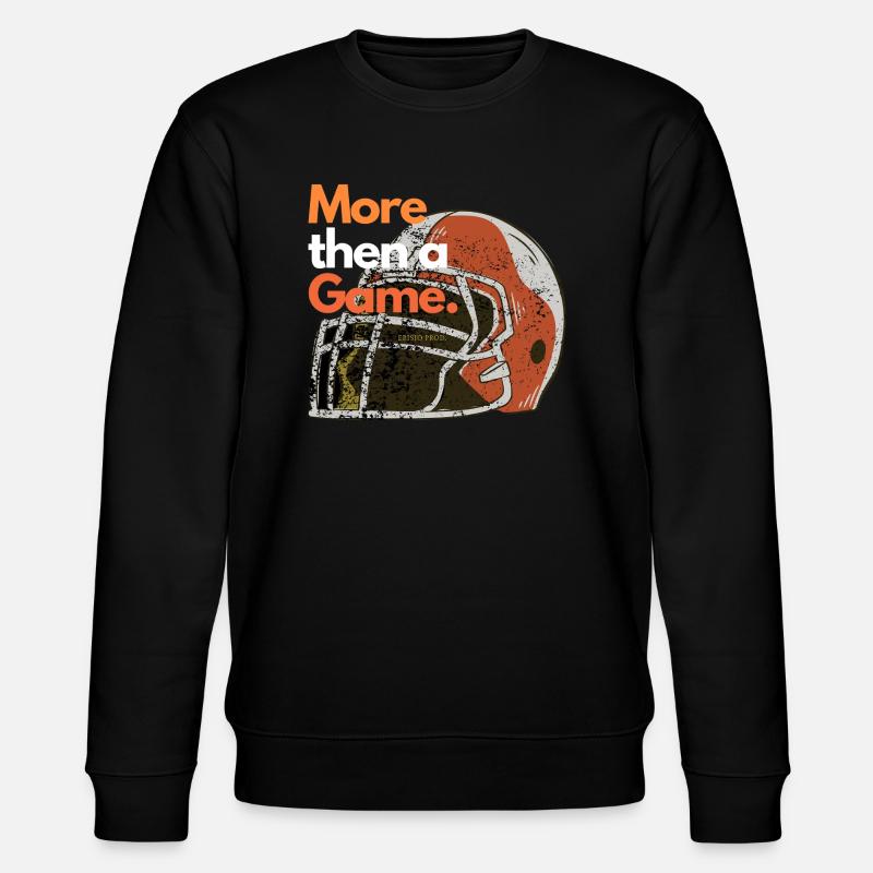 More than a Game - Stanley/Stella CHANGER Unisex Organic Sweatshirt - black