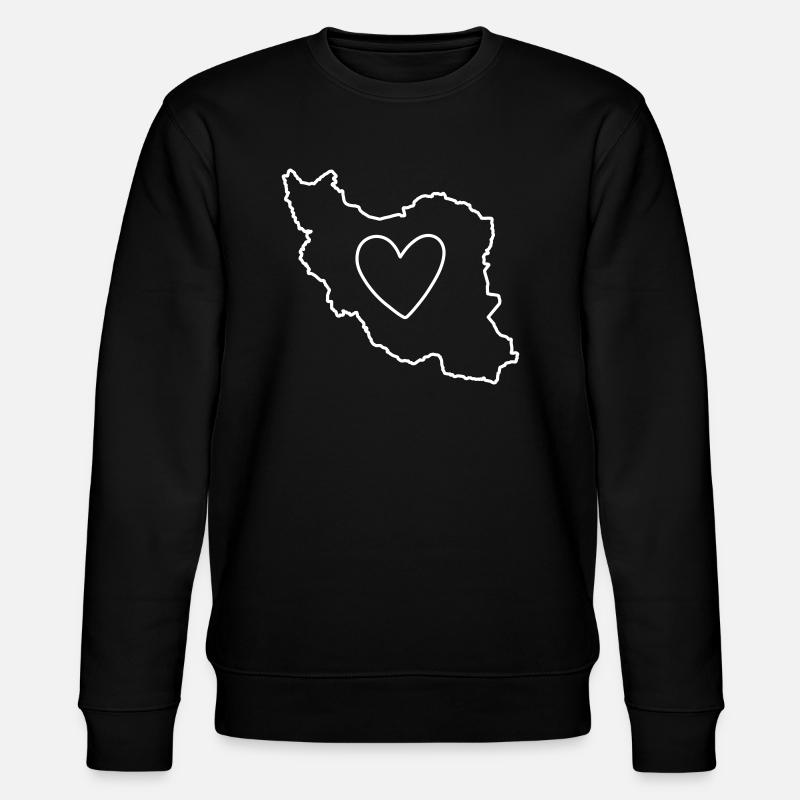 Amour du cœur d’Iran - Sweat bio CHANGER Stanley/Stella Unisexe - noir