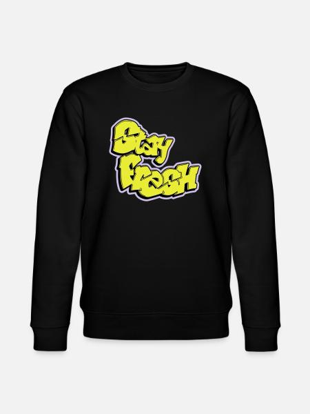 Stay Fresh - Stanley/Stella CHANGER Unisex Organic Sweatshirt - black