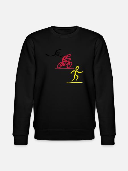 triatlon - Stanley/Stella CHANGER Unisex Organic Sweatshirt - black