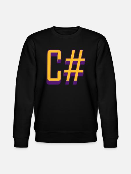 Programmiersprachen: C # / C sharp (Classic) - Stanley/Stella Unisex Bio-Sweatshirt CHANGER - Schwarz