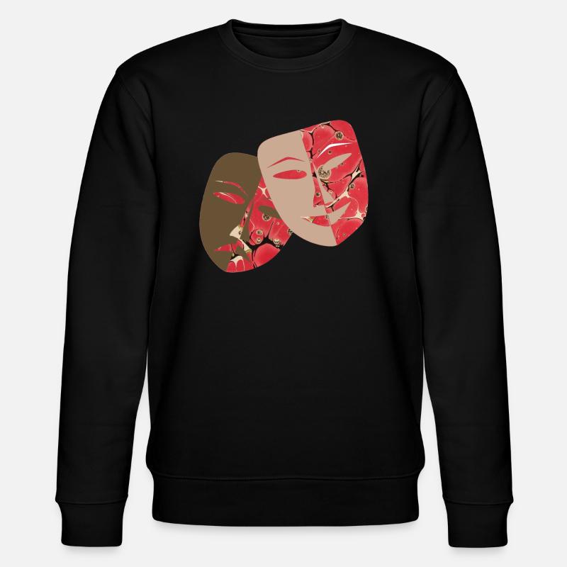 masks e 245 - Stanley/Stella CHANGER Unisex Organic Sweatshirt - black