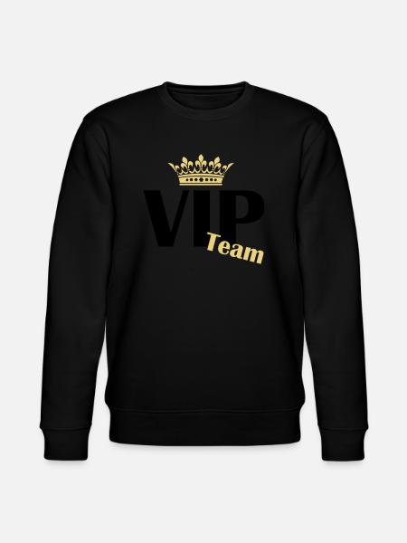 vip team - Stanley/Stella CHANGER Unisex Organic Sweatshirt - black