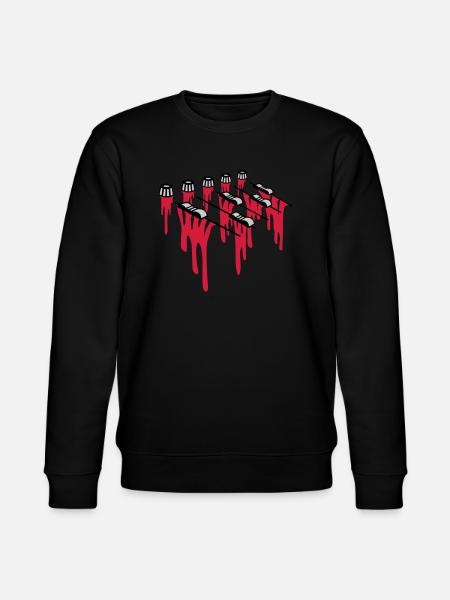 Blood Drops Mixer - Stanley/Stella CHANGER Unisex Organic Sweatshirt - black