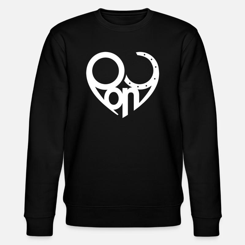 pony herz - Stanley/Stella Unisex Bio-Sweatshirt CHANGER  - Schwarz