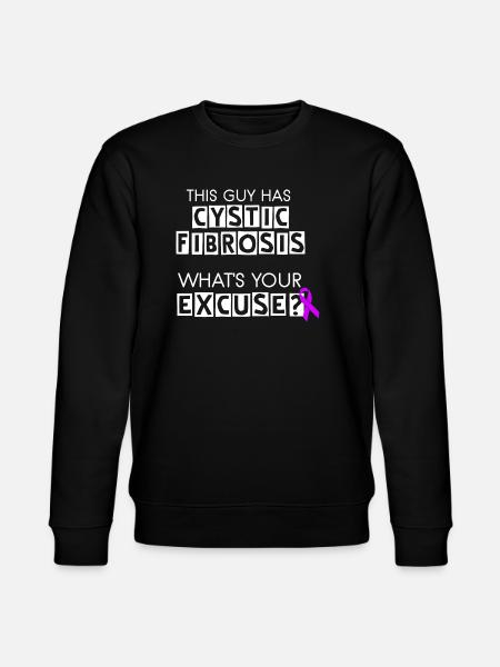 This Guy Has Cystic Fibrosis - Stanley/Stella CHANGER Unisex Organic Sweatshirt - black