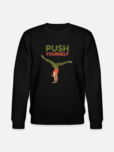 Push Yourself - Stanley/Stella Unisex Bio-Sweatshirt CHANGER - Schwarz