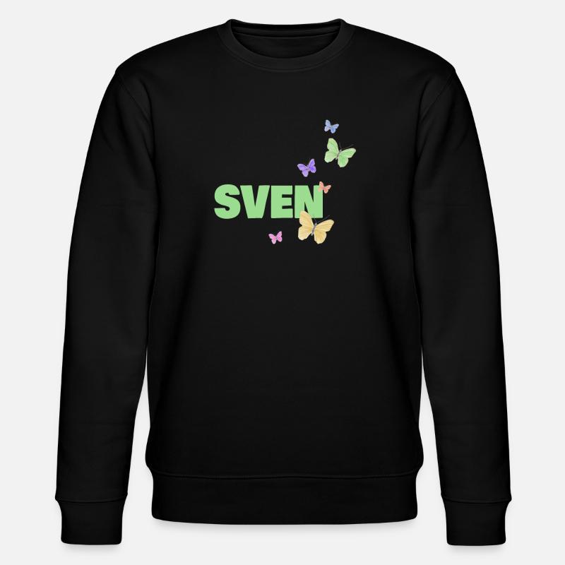 Sven als Sven - Stanley/Stella Unisex Bio-Sweatshirt CHANGER  - Schwarz