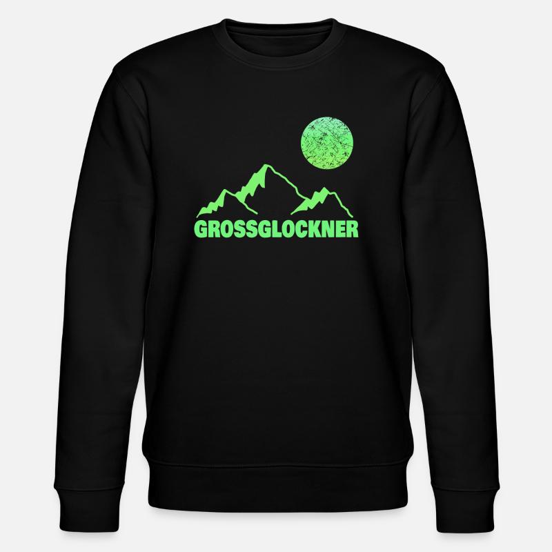 Climbing Grossglockner - Stanley/Stella CHANGER Unisex Organic Sweatshirt - black