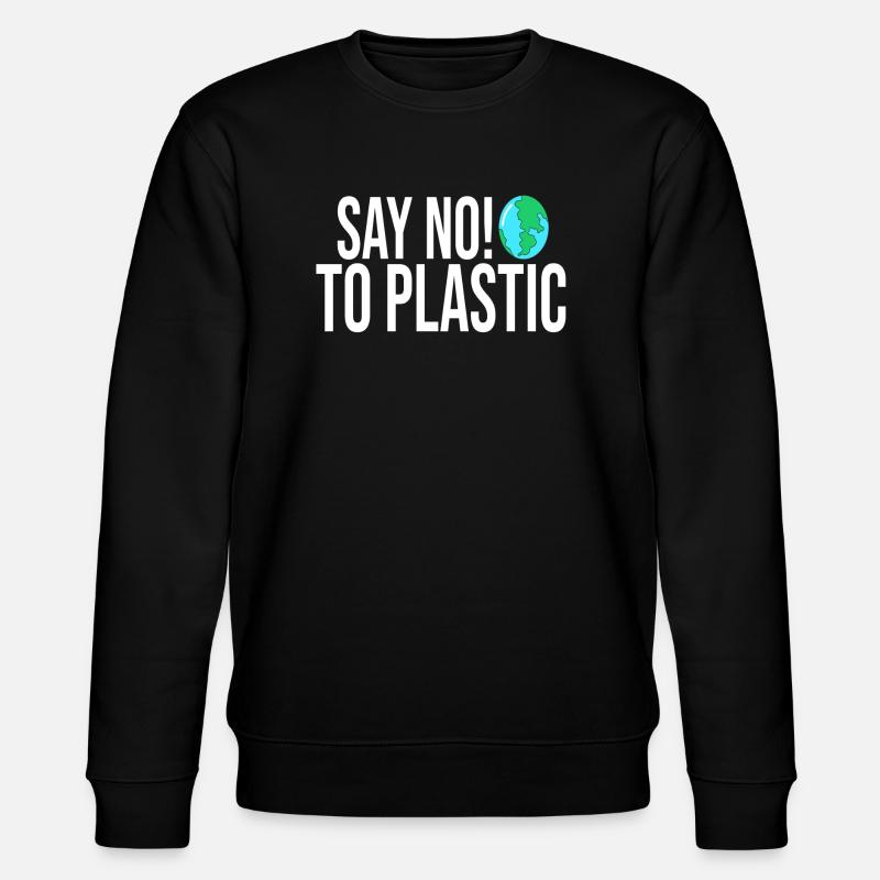 DITES NON AU PLASTIQUE - Sweat bio CHANGER Stanley/Stella Unisexe - noir