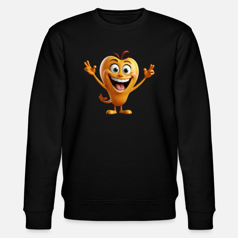 Funny cartoon - Stanley/Stella Unisex Bio-Sweatshirt CHANGER  - Schwarz