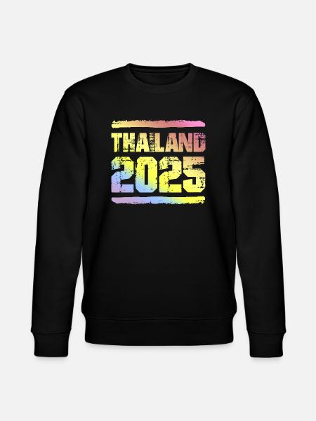 Thailand 2025 Bunt - Stanley/Stella Unisex Bio-Sweatshirt CHANGER  - Schwarz