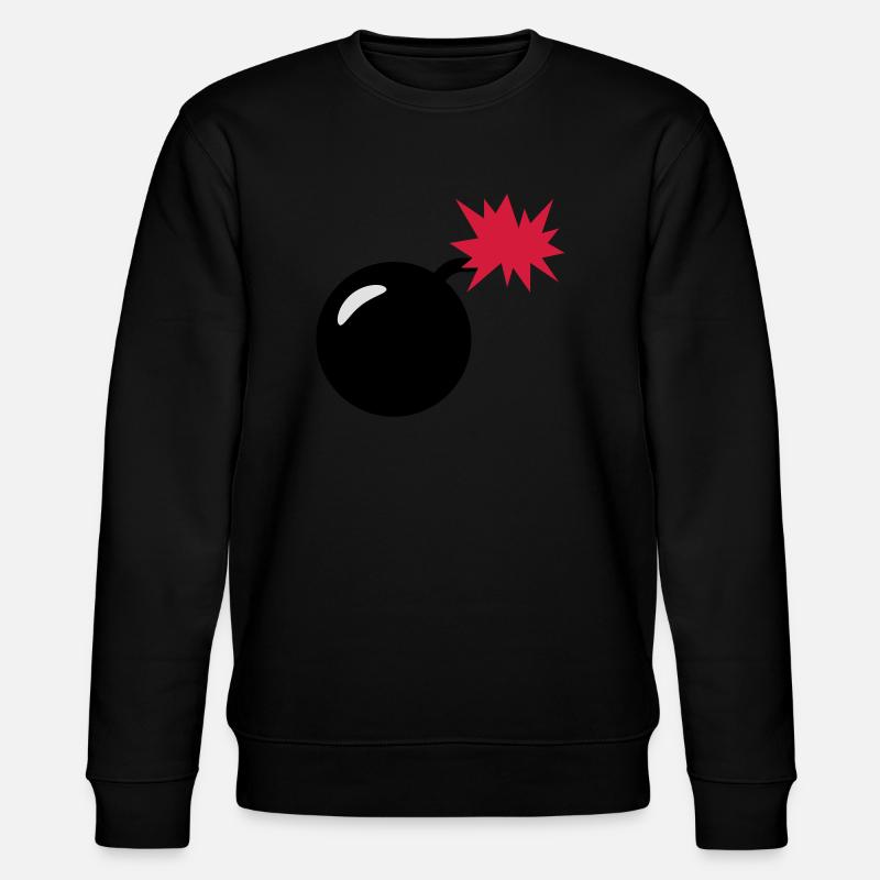 Bombe - Stanley/Stella Unisex Bio-Sweatshirt CHANGER  - Schwarz