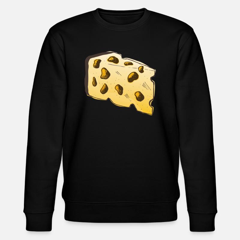 Cheese - Stanley/Stella CHANGER Unisex Organic Sweatshirt - black