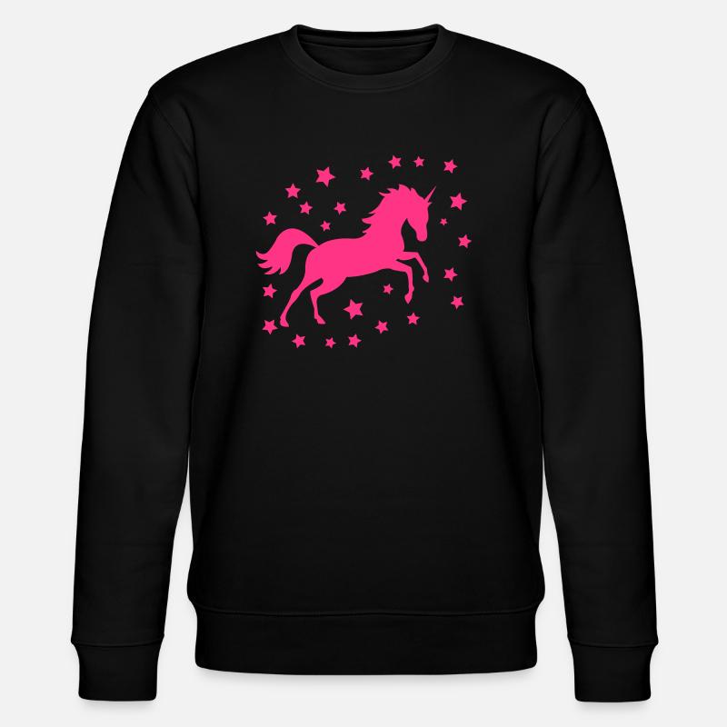 unicorn_01 - Sweat bio CHANGER Stanley/Stella Unisexe - noir