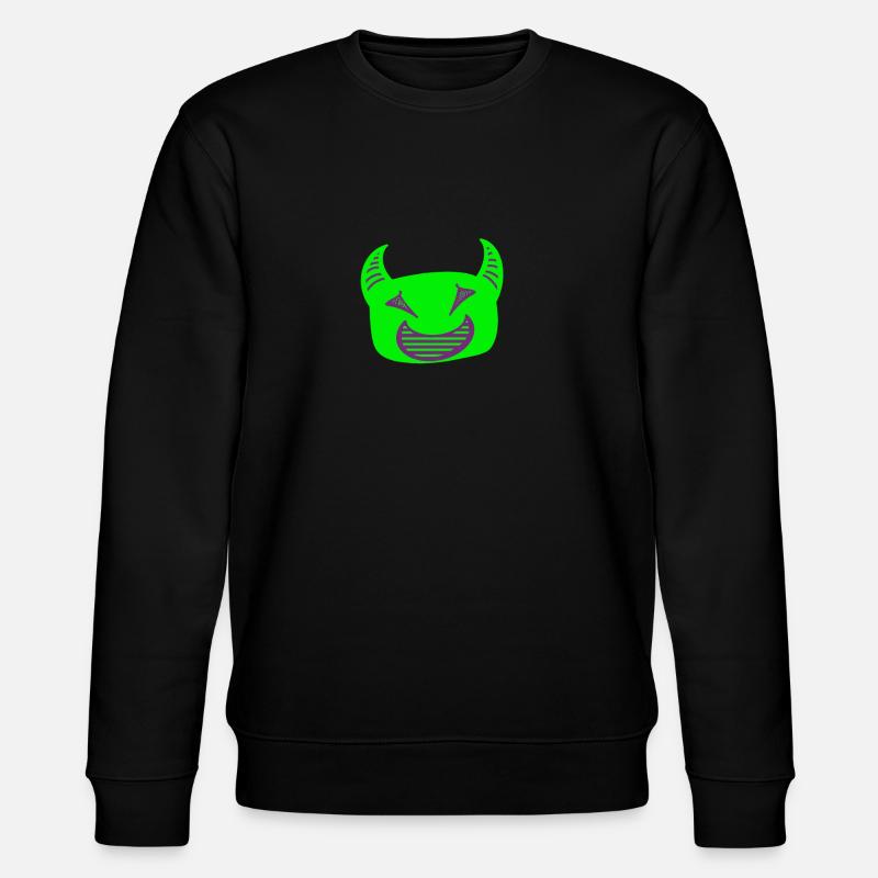 Green devil - Stanley/Stella Unisex Bio-Sweatshirt CHANGER  - Schwarz