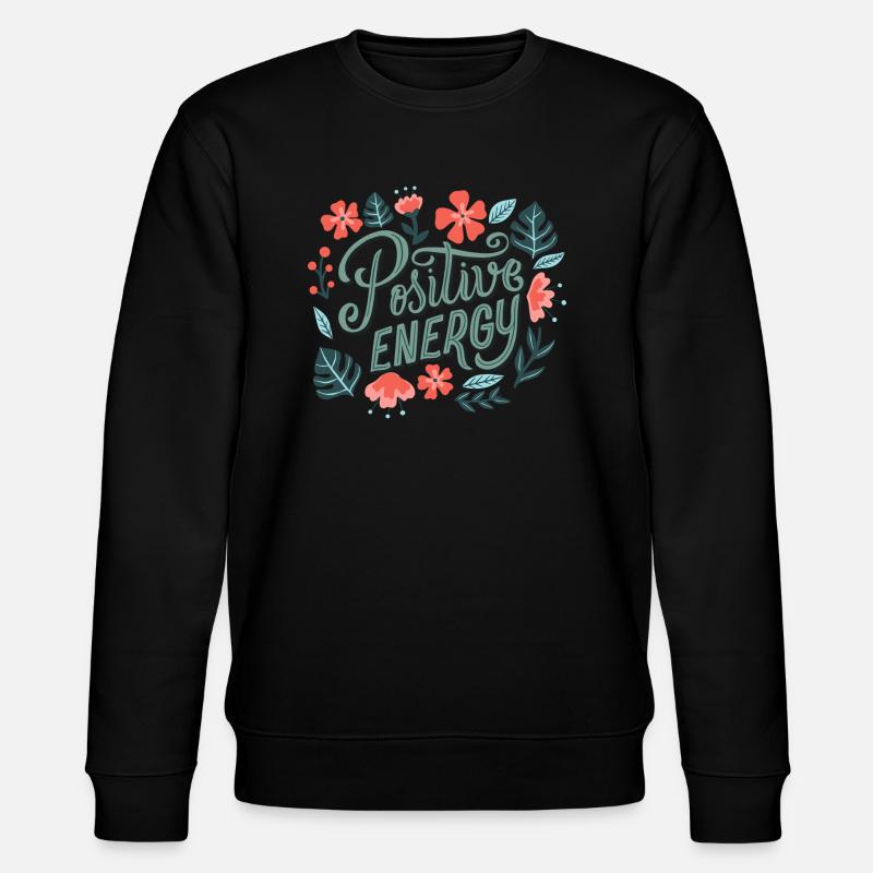 Positive Energy - Stanley/Stella Unisex Bio-Sweatshirt CHANGER  - Schwarz