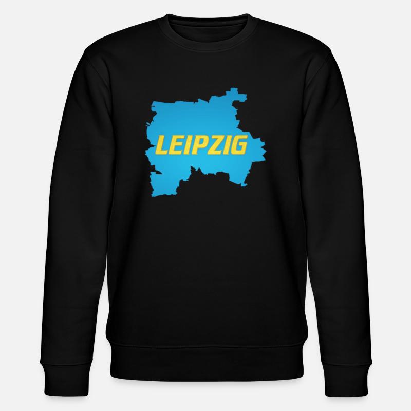 LEIPZIG - Stanley/Stella Unisex Bio-Sweatshirt CHANGER  - Schwarz