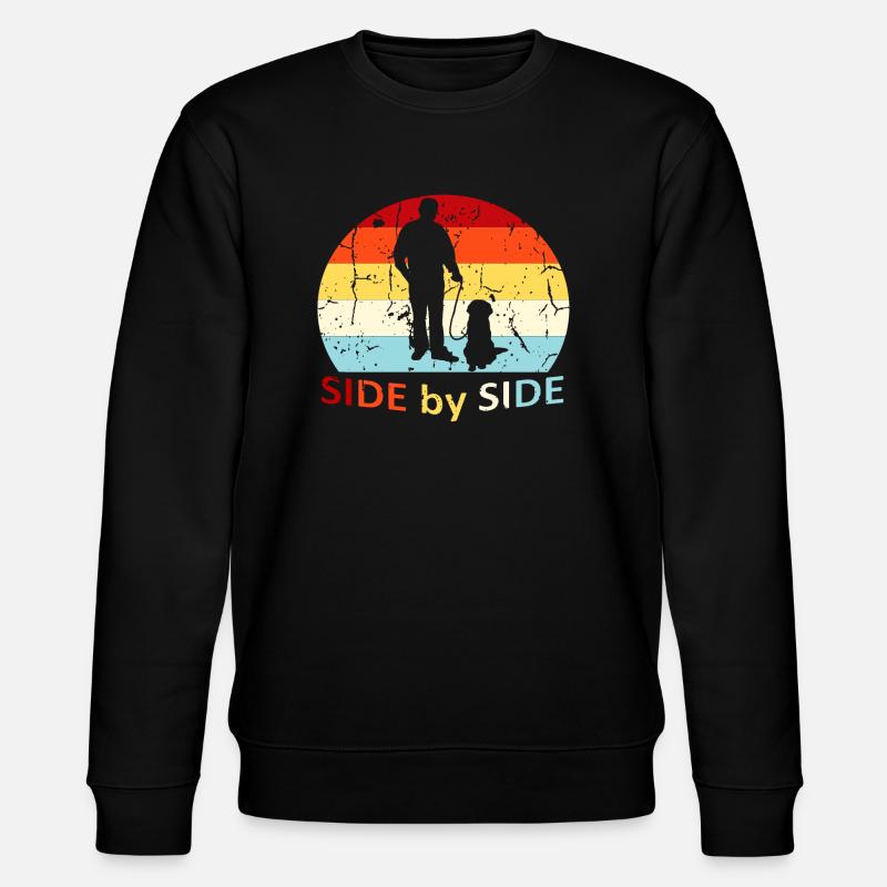 Side by Side - Stanley/Stella CHANGER Unisex Organic Sweatshirt - black
