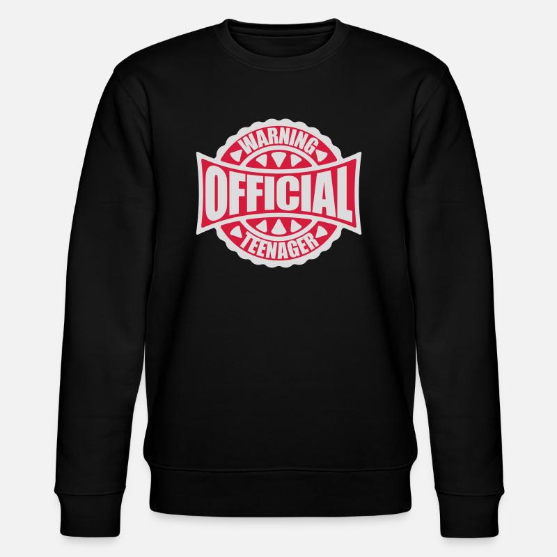 avertissement citation officielle d’adolescent - Sweat bio CHANGER Stanley/Stella Unisexe - noir