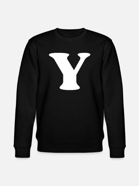Letter y - Stanley/Stella CHANGER Unisex Organic Sweatshirt - black