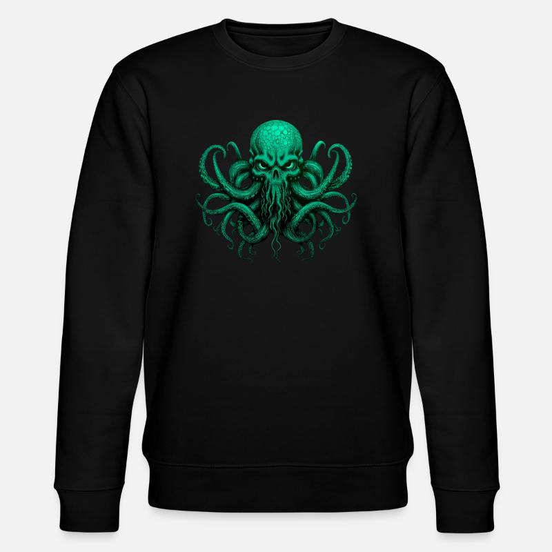 Cthulhu - Stanley/Stella Unisex Bio-Sweatshirt CHANGER  - Schwarz