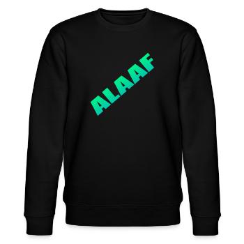 Alaaf - Stanley/Stella Unisex Bio-Sweatshirt CHANGER  - Schwarz - Vorne - Nik (191cm) & Marisol (170cm)