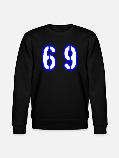 69 Number Symbol - Stanley/Stella CHANGER Unisex Organic Sweatshirt - black