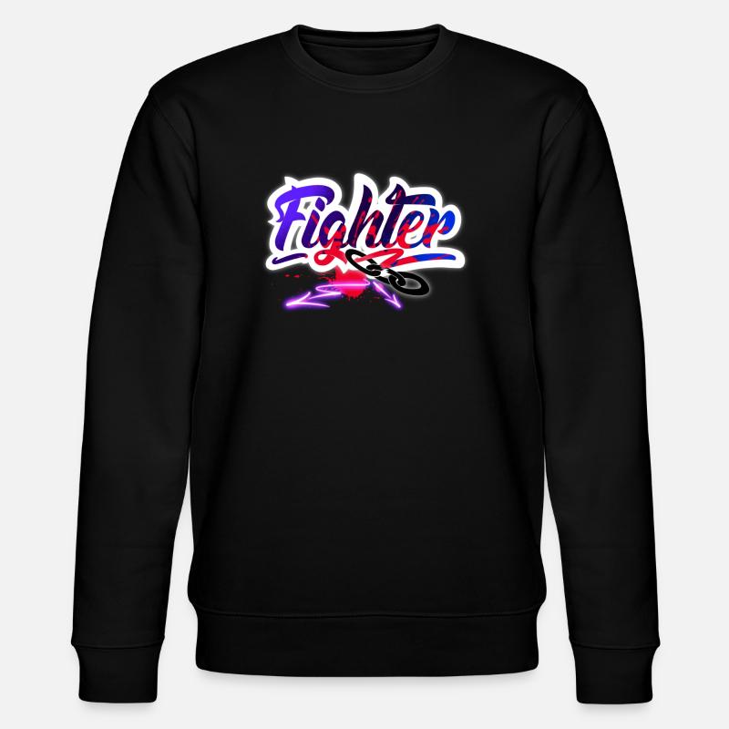 Fighter - Stanley/Stella CHANGER Unisex Organic Sweatshirt - black